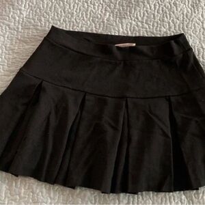 Classic Black Pleated Skirt